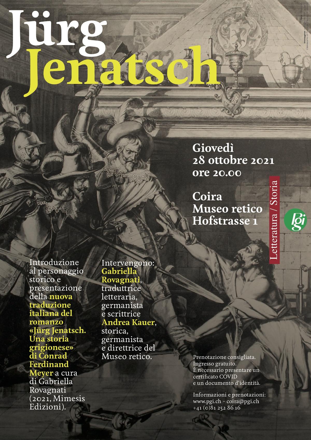 Locandina Jürg Jenatsch 28.10.2021