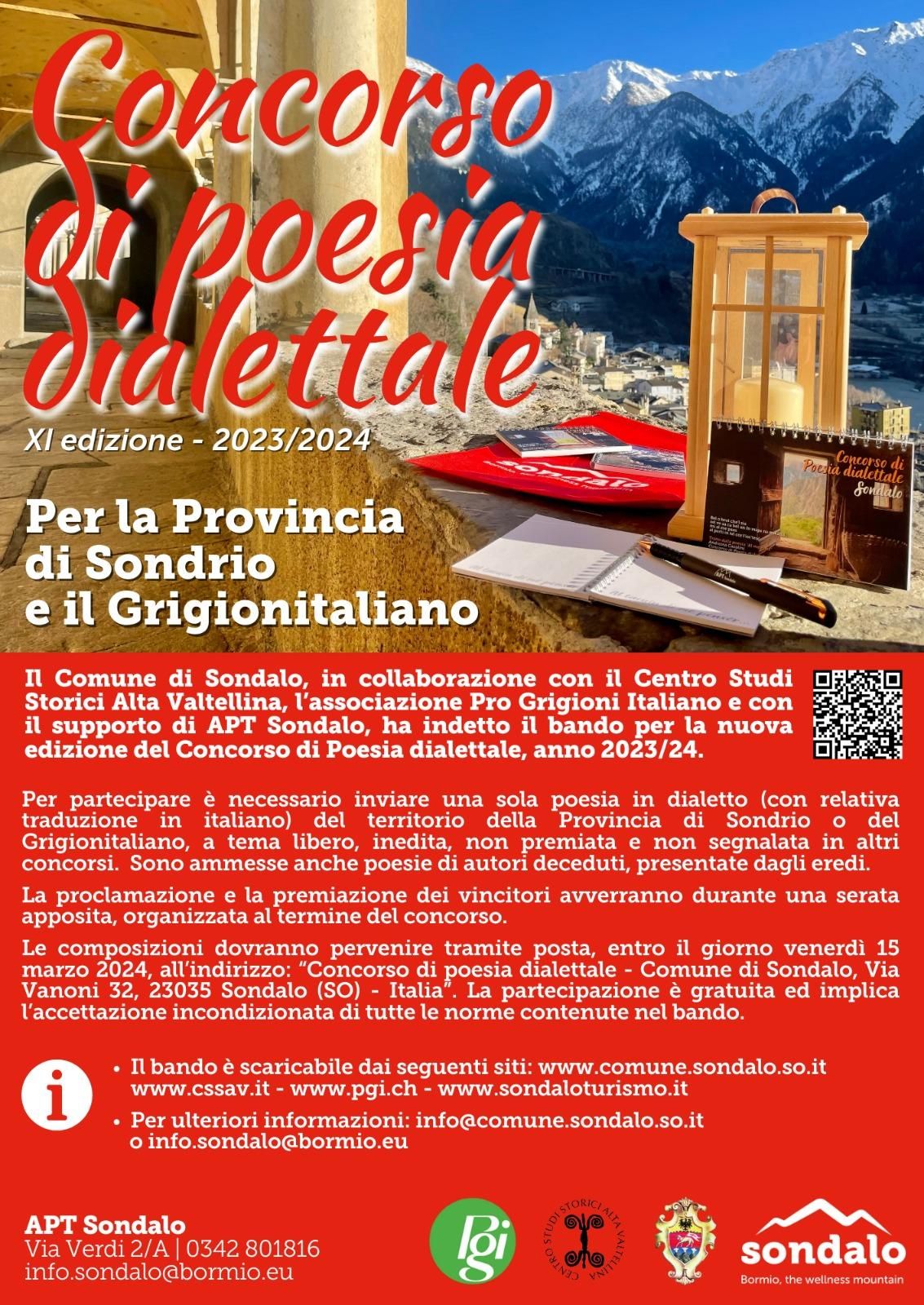 Locandina poesia Sondalo